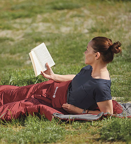 Outwell Sovepose - Contour Lux - Rød