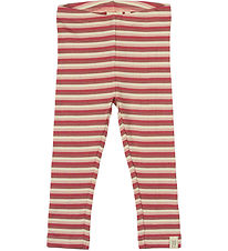 Petit Piao Leggings - Rib - Modal - Light Berry Multi Stripe Petit Piao Leggings - Rib - Modal - Light Berry Multi Stripe