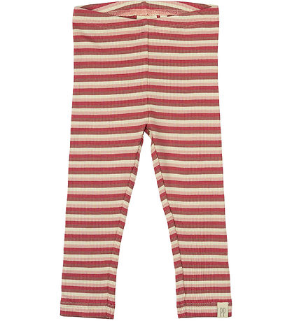 Petit Piao Leggings - Rib - Modal - Light Berry Multi Stripe Petit Piao Leggings - Rib - Modal - Light Berry Multi Stripe