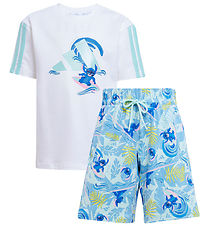 adidas Performance Shortssæt - LK DY - White/Seflaq adidas Performance Shortssæt - LK DY - White/Seflaq