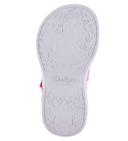 Skechers Sandaler m. Lys - Unicorn Dreams - Pink/Multi Skechers Sandaler m. Lys - Unicorn Dreams - Pink/Multi