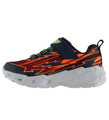 Skechers Sko m. Lys - Light Storm 2.0 - Bolt-Brights - Sort/Oran