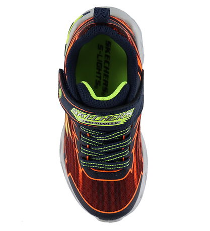 Skechers Sko m. Lys - Light Storm 2.0 - Bolt-Brights - Sort/Oran