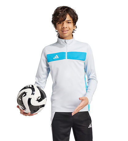adidas Performance Træningsbluse - Tiro ES  - Halblu/Shocya/Whit