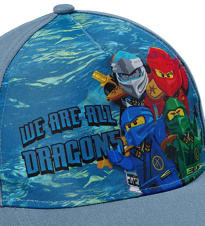 LEGO® Wear Ninjago Kasket - LwAgan - Dusty Blue