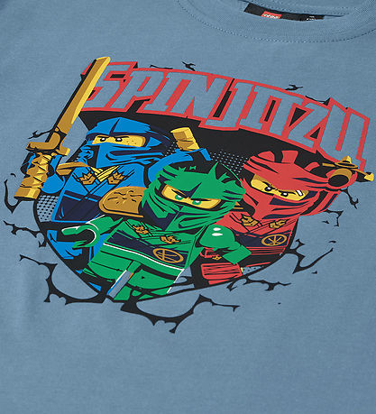 LEGO® Wear Ninjago T-shirt - LwTaffy - Dusty Blue LEGO® Wear Ninjago T-shirt - LwTaffy - Dusty Blue