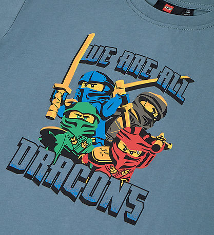 LEGO® Wear Ninjago T-shirt - LwTaffy - Dusty Blue