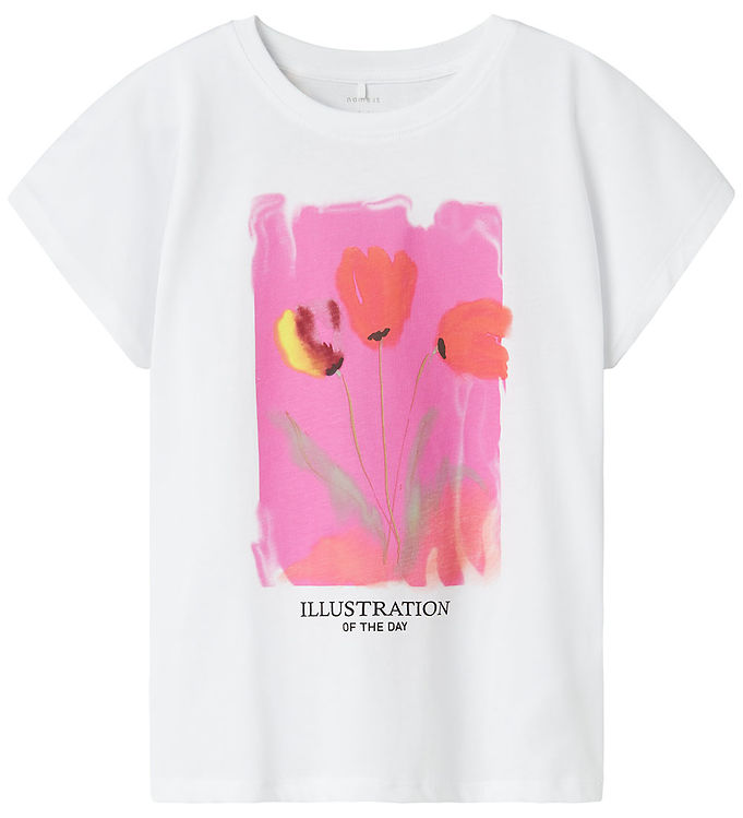 Name It T-shirt - NkfFabiala - Bright White
