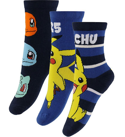 Name it Strømper - 3-Pak - Pokemon - NmmMik - Navy Blazer/2X LIM Name it Strømper - 3-Pak - Pokemon - NmmMik - Navy Blazer/2X LIM