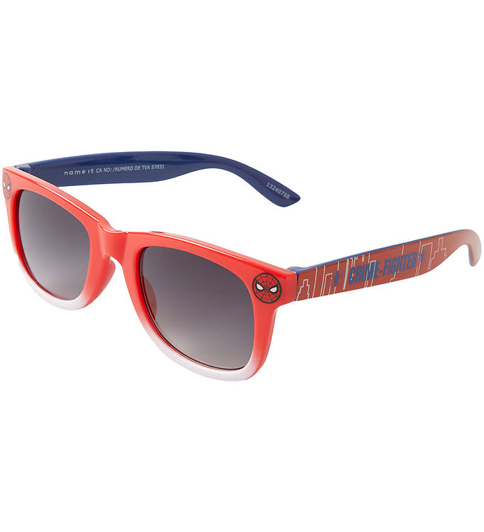 Name It Solbriller - NmmMelikis Spider - High Risk Red