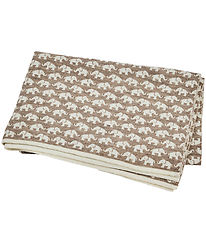 Smallstuff Babytæppe - Uld - 80x100 cm - Elephants - Natur Smallstuff Babytæppe - Uld - 80x100 cm - Elephants - Natur