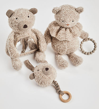 Smallstuff Aktivitetsbamse - Uld - Natur