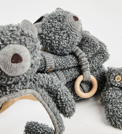 Smallstuff Aktivitetsbamse - Uld - Grå