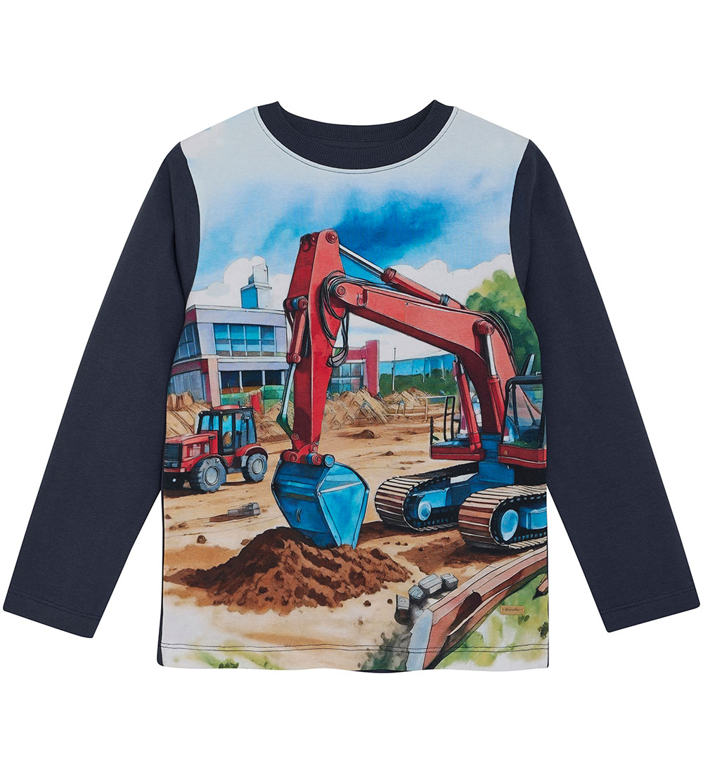 Minymo Bluse - Blue Nights m. Print - Minymo - 5 Jahre (110) - Blusen
