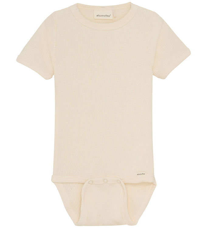 Minymo Body k/æ - Rib - White Swan