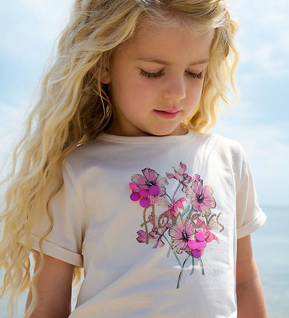 Minymo T-shirt - White Swan Minymo T-shirt - White Swan