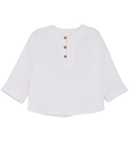 Minymo Bluse - Bright White Minymo Bluse - Bright White