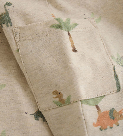 Minymo Sommerdragt - Light Beige Melange Minymo Sommerdragt - Light Beige Melange