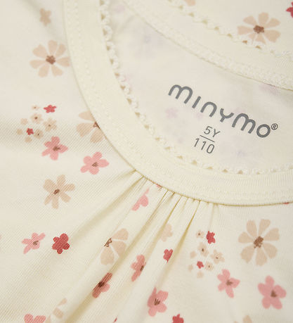 Minymo Nattøj - 2-delt - Viskose - Dusty Ceder