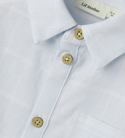 Lil' Atelier Skjorte - NmmFrido - Ancient Water Lil' Atelier Skjorte - NmmFrido - Ancient Water