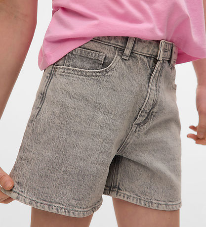 Vero Moda Girl Shorts - VmTess - Light Grey Denim