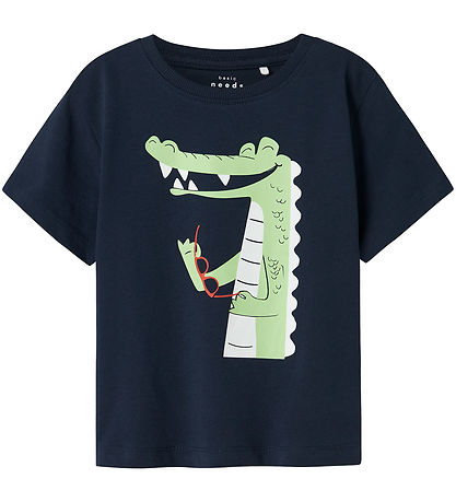 Name It T-shirt - NmmVagno - 2-pak - Celestial Blue/Navy Blazer