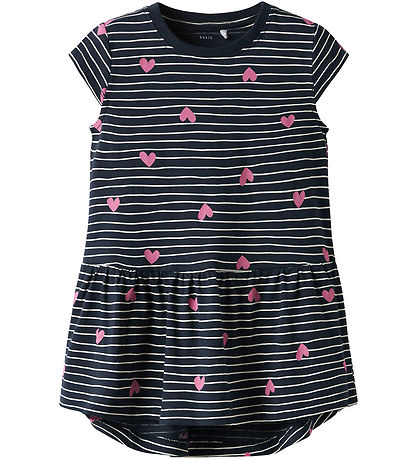 Name It Kjole - NmfVigga - 2-pak - Festival Bloom/Dark Sapphire