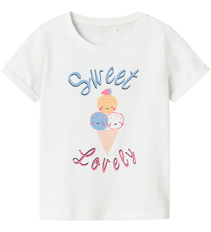 Name It T-shirt - NmfVix - Bright White Name It T-shirt - NmfVix - Bright White