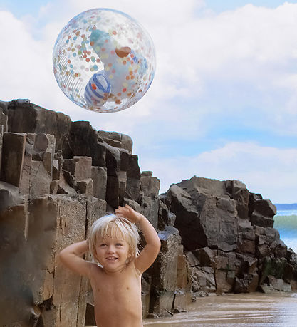 SunnyLife Badboll - 35 cm - 3D - Sid Måsen