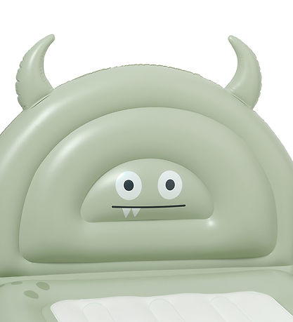 SunnyLife Børneseng - Oppustelig - Monster - Sage