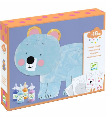 Djeco Kreasæt - Fingermaling - Messy Fun