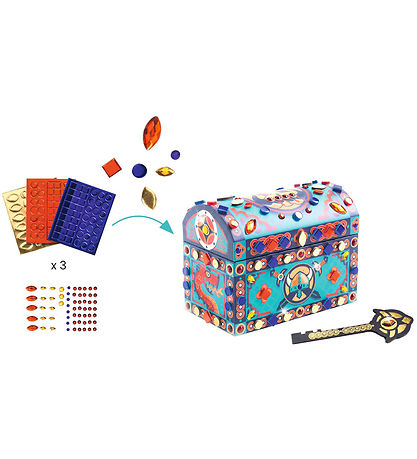 Djeco Chest DIY - Do It Yourself - Super Treasure