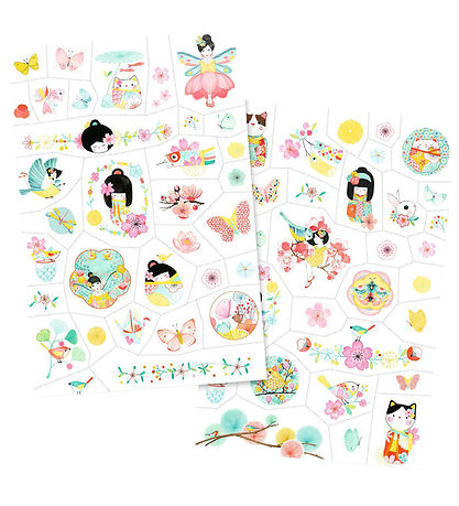 Djeco Tatoveringer - Sakura - 50+ Tatoveringer Djeco Tatoveringer - Sakura - 50+ Tatoveringer