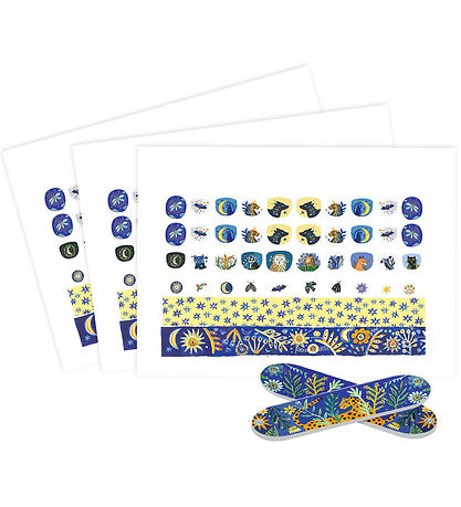 Djeco Negle Klistermærker - 120 stk - Moonlight Reflections