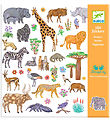 Djeco Klistermærker - 160 stk - Kenya Djeco Klistermærker - 160 stk - Kenya