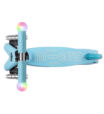 Micro Løbehjul - Mini2grow Deluxe Magic LED - Blå Micro Løbehjul - Mini2grow Deluxe Magic LED - Blå