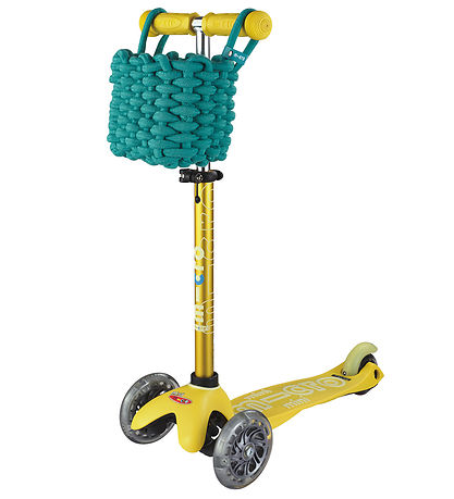 Micro Kurv Til Løbehjul - Firkantet - Grøn Micro Kurv Til Løbehjul - Firkantet - Grøn