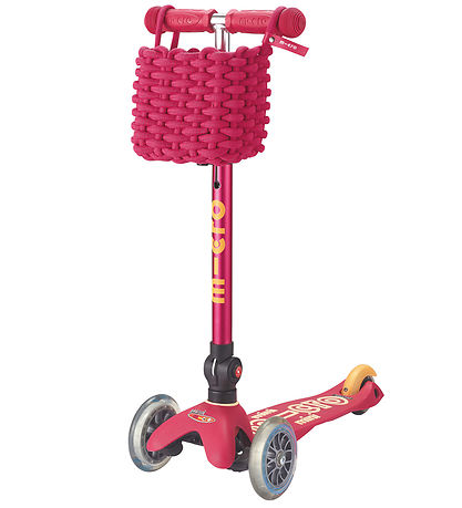 Micro Kurv Til Løbehjul - Firkantet - Rosa