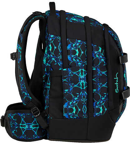 Satch Skoletaske - Pack - Caleido Blue
