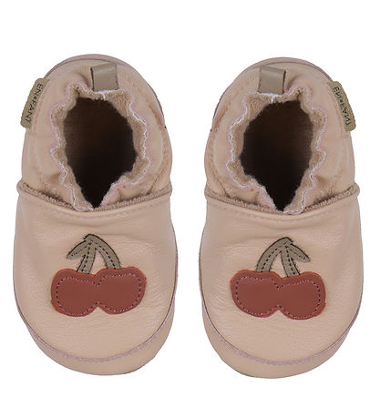 En Fant Skindfutter - Applique - Rose Dust m. Kirsebær