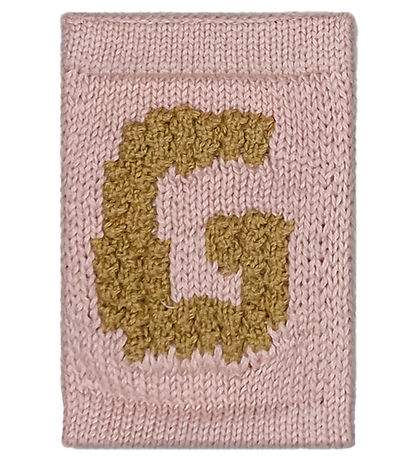 Smallstuff Stickat Buchstabe - G - Rosa Alphabet