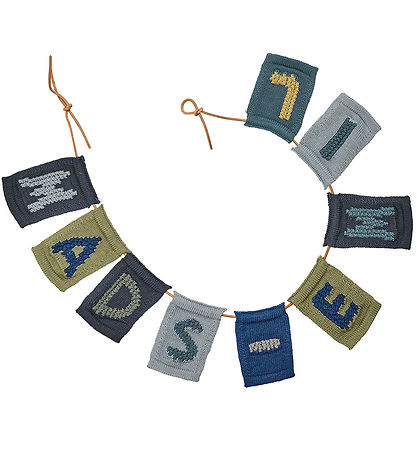 Smallstuff Strikket Bogstav - S - Blå Alfabet