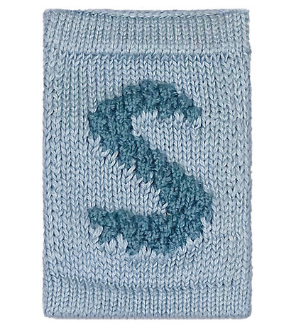 Smallstuff Strikket Bogstav - S - Blå Alfabet