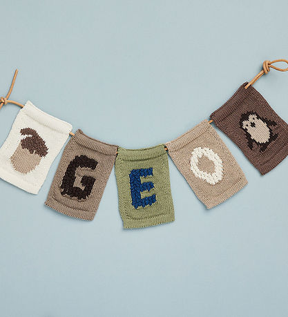 Smallstuff Strikket Bogstav - G - Natur Alfabet Smallstuff Strikket Bogstav - G - Natur Alfabet