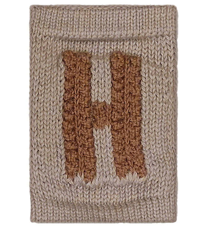 Smallstuff Strikket Bogstav - H - Rosa Alfabet