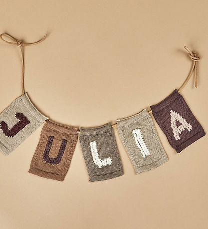 Smallstuff Knitted Letter - U - Pink Alphabet