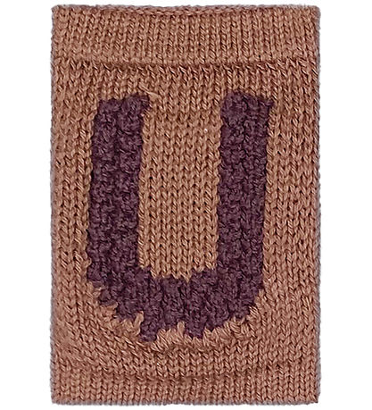 Smallstuff Knitted Letter - U - Pink Alphabet