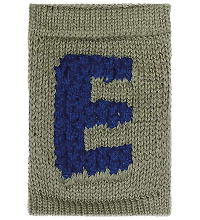 Smallstuff Strikket Bogstav - E - Blå Alfabet