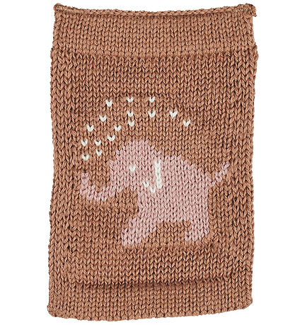 Smallstuff Strikket Flag - Elefant - Rosa Motiv