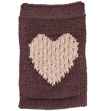 Smallstuff Strikket Flag - Hjerte - Rosa Motiv